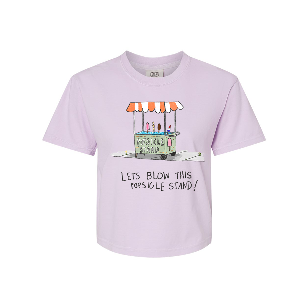 POPSICLE STAND CROPPED TEE